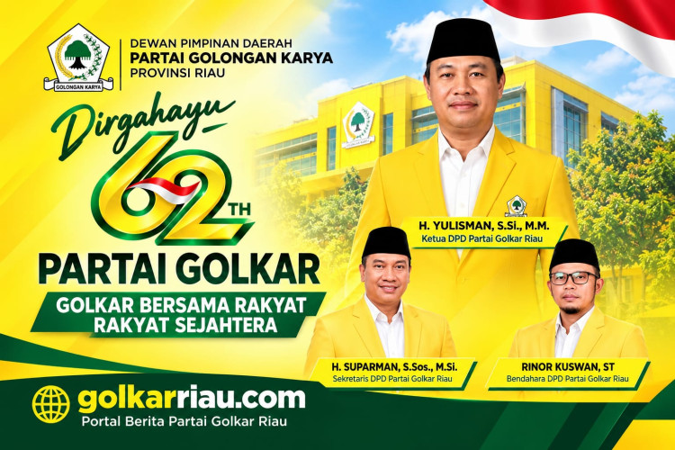 IHUT ke-62 Partai Golkar, Yulisman, Suparman, dan Rinor Kuswan Ajak Kader Perkuat Soliditas dan Pengabdian